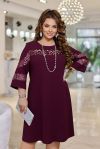Сукня бордо №98673 - фото 4