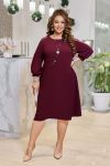 Сукня бордо №98680 - фото 1
