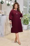 Сукня бордо №98680 - фото 2