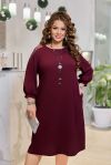Сукня бордо №98680 - фото 4