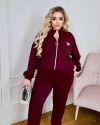 Спортивний костюм бордо №98705 - фото 1