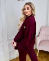 Спортивний костюм бордо №98705 - фото 7