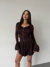 Сукня шоколад №98730 - фото 7
