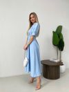 Сукня блакитна №98736 - фото 3