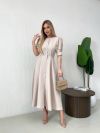 Сукня бежева №98738 - фото 1
