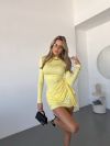 Трендова сукня лимонна №98782 - фото 1