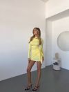 Трендова сукня лимонна №98782 - фото 2