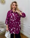 Сорочка-туніка марсал №98887 - фото 1