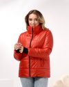 Весняна куртка червона №98907 - фото 1