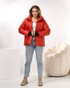 Весняна куртка червона №98907 - фото 7