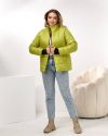 Весняна куртка лайм №98908 - фото 3