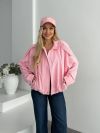 Куртка-бомбер рожева №98961 - фото 6