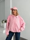 Куртка-бомбер рожева №98961 - фото 9