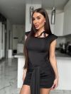 Сукня міні чорна №98975 - фото 5