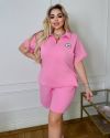Стильний костюм рожевий №98979 - фото 1