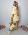 Стильний прогулянковий костюм лимон №98998 - фото 4
