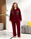Прогулянковий костюм бордовий №99009 - фото 1