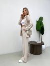 Костюм бежевий №99038 - фото 3