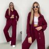 Костюм бордовий №99049 - фото 1
