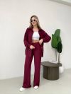 Костюм бордовий №99049 - фото 2