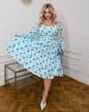 Сукня блакитна №99072 - фото 3