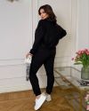 Прогулянковий костюм чорний №99104 - фото 2