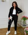 Прогулянковий костюм чорний №99104 - фото 6