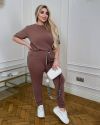 Весняно-літній костюм капучино №99112 - фото 4