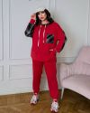 Стильний костюм червоний №99203 - фото 1