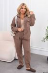 Вельветовий костюм мокко №99216 - фото 1
