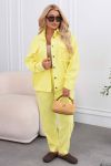 Вельветовий костюм лимон №99219 - фото 2