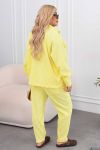 Вельветовий костюм лимон №99219 - фото 3