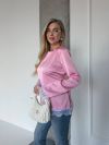 Блуза з шовку рожева №99230 - фото 4