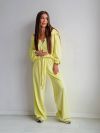 Велюровий Костюм трійка лимон №99255 - фото 2