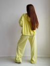 Велюровий Костюм трійка лимон №99255 - фото 4
