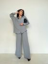 Костюмчик з легкої та приємної тканини сірий №99259 - фото 1