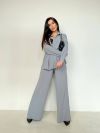 Костюмчик з легкої та приємної тканини сірий №99259 - фото 4