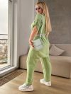 Весняно-літній костюм фісташка №99288 - фото 3