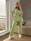 Весняно-літній костюм фісташка №99288 - фото 4
