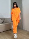 Весняно-літній костюм помаранчевий №99290 - фото 5