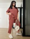 Весняно-літній костюм мокко №99292 - фото 1