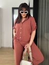 Весняно-літній костюм мокко №99292 - фото 4