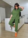 Весняно-літній костюм хакі №99293 - фото 1