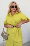 Сукня сорочка жовта №99303 - фото 3