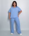 Стильний комфортний костюм блакитний №99325 - фото 2