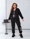 Прогулянковий костюм чорний №99369 - фото 2