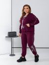 Прогулянковий костюм марсала №99372 - фото 3