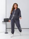 Прогулянковий костюм графіт №99374 - фото 1