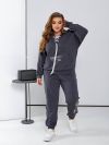 Прогулянковий костюм графіт №99374 - фото 2