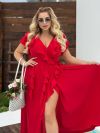 Сукня чорвона №99392 - фото 2